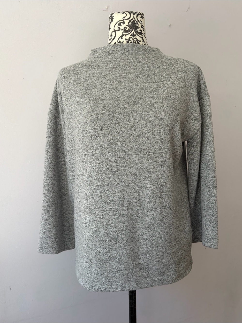 Banana Republic Heather Gray Mock Neck Sweater Size S